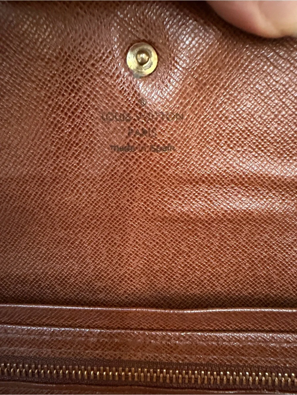 Louis Vuitton Monogram Pochette Passport Trifold Wallet Pochette Pass-Port